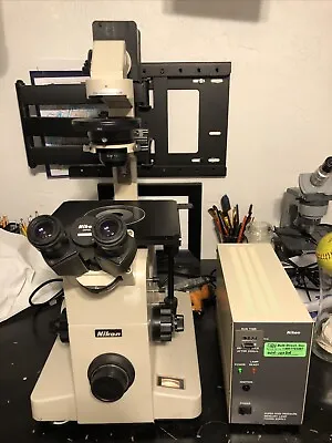 Buy Nikon Diaphot TMD Microscope W/ Phase Contrast ELWD 3.0, ALL 5 Objectives &more! • 2,200$