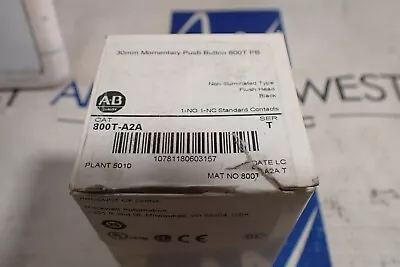 Buy New Allen Bradley 800T-A2A 30mm Momentary Push Button Black  • 42$