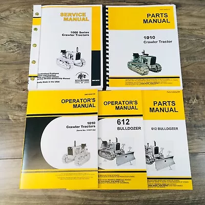Buy Service Parts Operators Manual Set For John Deere 1010 Crawler Dozer 31001-Up • 99.97$