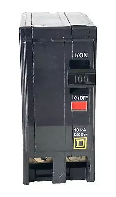 Buy QO Square D QO2100 100A 2P 120/240V Circuit Breaker Yellow  D  Plastic Clip • 34.99$