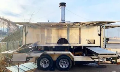 Buy Commercial Wood Fired Pizza Trailer • 35,000$