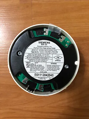 Buy Siemens Fp-11 Fire Alarm Smoke Detector Head With Integral Heat Detector • 40$
