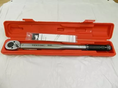Buy TEKTON 1/2 Inch Drive Click Torque Wrench (10-150 Ft.-lb.) 24335 • 36.75$