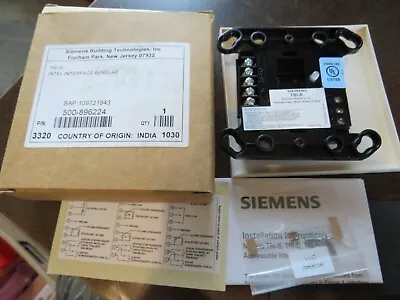 Buy New Siemens Tri-r Intel Interface 500-896224 Fire Alarm Free Fedex 2-day • 215$