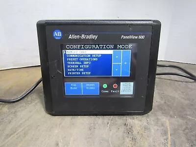Buy Allen-Bradley 2711-T6C8L1X SER B FRN 4.48 PanelView 600 Touchscreen Interface • 999.99$