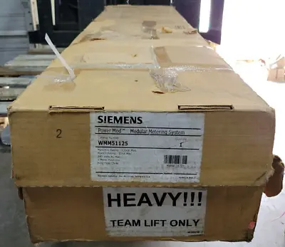 Buy Siemens WMM51125 1200/125A Meter Stack 5-Gang Ringless  NEW • 3,999.99$