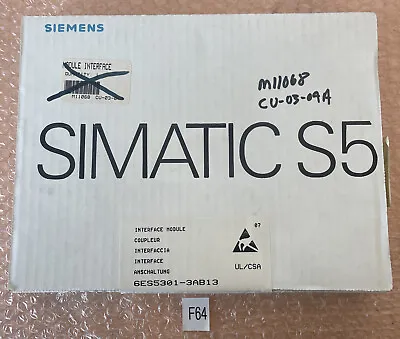 Buy BRAND NEW | SEALED- Siemens Simatic S5 6ES5301-3AB13 || Fast Shipped + Warranty! • 450$