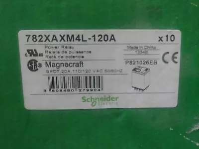 Buy Schneider Magnecraft 782xaxm4l-120a Plug In Relay 20 A 120 V New In Box Lot Of 9 • 90$