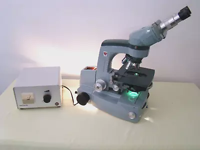 Buy Rare A O Spencer Phase Contrast Microscope W 100 Watt Lamp & Filter Holders • 575$
