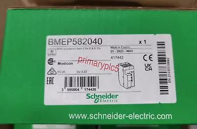 Buy NEW BMEP582040 BRAND Schneider Electric Modicon BME-P582-040 M580 • 1,619.90$
