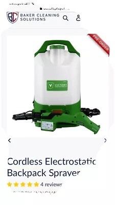 Buy Victory Innovations Backpack Sprayer Electrostatic • 1,300$