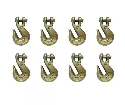 Buy 8 Pack G70 1/2  Clevis Grab Hooks Tow Chain Hook Flatbed Truck Trailer Tie Down • 64.95$