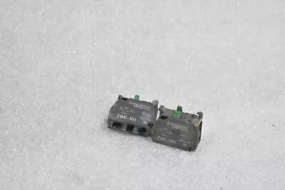 Buy Schneider Electric Zbe-101 Contact Block, 22mm Size, Operator, 600vac (lot Of 2) • 19.99$