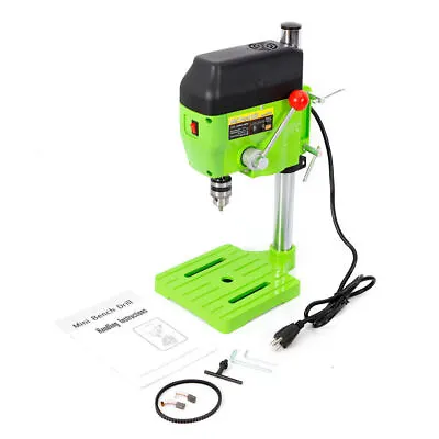 Buy Mini Electric Bench Tabletop Drill Press Stand Top Wood Metal Drilling Machine • 74$