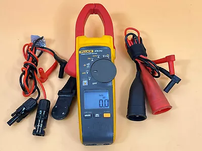Buy Fluke 376 FC True-RMS AC/DC Clamp Meter With 2 Sets Of Probes • 325$