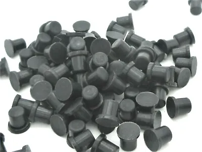 Buy 6mm  Rubber Hole Plugs  Push In Stem Bumper   Silicone  25 Per Package • 12.65$