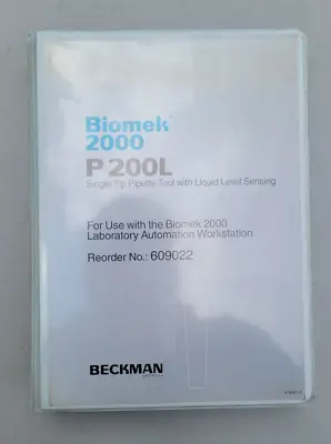 Buy  Beckman Coulter Biomek 2000 Biomek 2000 P200L Single Tip Pipette Tool 609022 • 250$