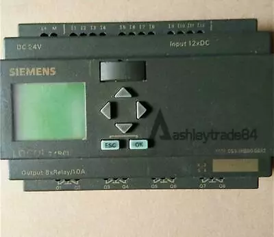 Buy 1PC Used SIEMENS LOGO 24RCL PROGRAMMABLE CONTROLLER 6ED1053-1HB00-0BA2 • 83.94$