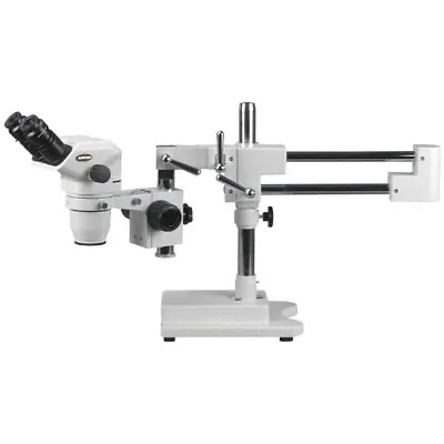 Buy AmScope 3.35X-90X Professional Boom Stereo Microscope W/ Focusable Eyepieces • 1,019.99$