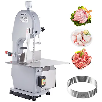 Buy VEVOR 1500W Commercial Meat Bone Cutting Machine Electric Meat Bandsaw Machine • 389.99$