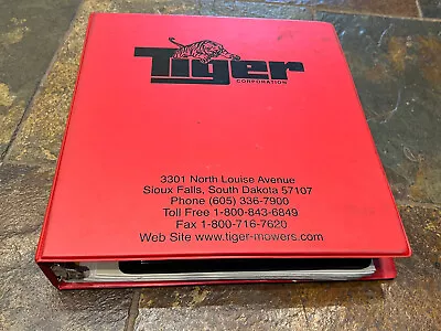 Buy Tiger Boom MOWER Maintenance & Parts Manual CATALOG TRB-50 TRB-60 TBF-50 Flail • 27$