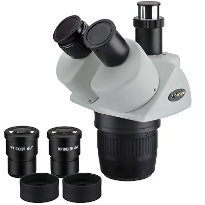Buy AmScope SW13T 10x-30x Super Widefield Stereo Trinocular Microscope Head • 187.99$