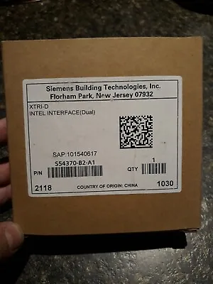 Buy Siemens XTRI-D Addressable Dual Input Module Fire Alarm New Open Box. • 10$