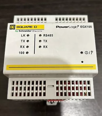 Buy Square D PowerLogic EGX100 Ethernet EGX100SD Schneider Electric. FREE SHIPPING • 50$
