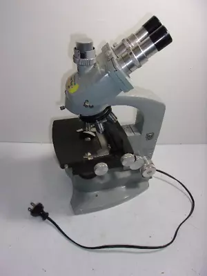 Buy AO  Spencer Trinocular Microscope W/ 4 Objectives • 188$
