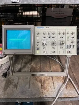 Buy Tektronix 2225 50MHz 2 Channel Analog Oscilloscope WORKING  • 99.99$