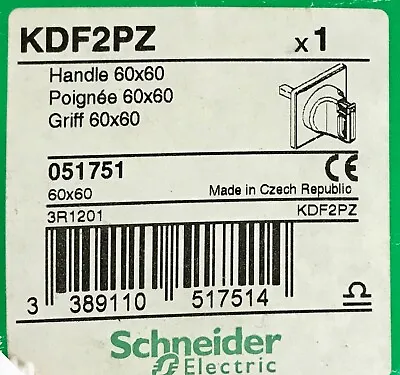Buy SCHNEIDER ELECTRIC KDF2PZ Red Yellow Disconnect Switch *MISSING OPERATING HANDLE • 12$