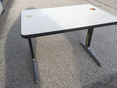 Buy Herman Miller George Nelson Action Office Alum Group Table. 35 L X 23 W X 25.5 H • 250$