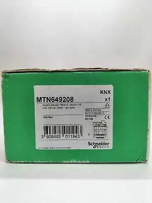 Buy New | Schneider Electric | MTN649208 | Switch Actuator REG-K/8X230/10 With Manua • 264.99$