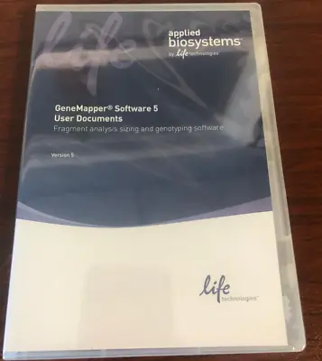 Buy Applied Biosystems Life Technologies GeneMapper Software User Document Version 5 • 98$
