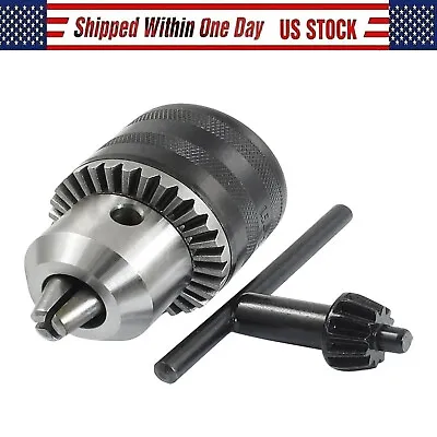 Buy 13MM 1/2x20 Drill Chuck With Key UNF For Air Impact Wrench Converter Conversion • 6.99$
