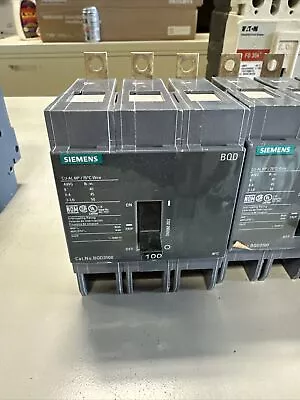 Buy Siemens BQD3100 3 Pole 480v 100 Amp Circuit Main Breaker • 89.99$