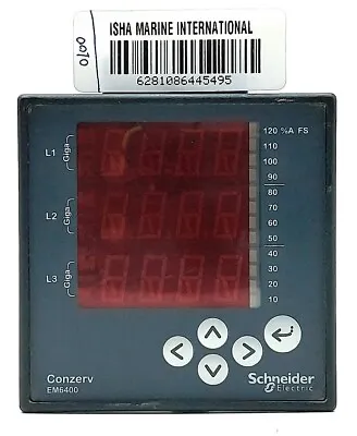 Buy Schneider Electric EM6400 Load Monitor Conzerv 5495 • 119.10$
