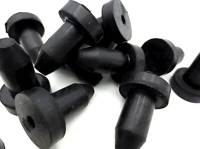 Buy 1/2  Hole Push Mount Stem Rubber Foot Pad Bumper With 1/4  Tall Pad 7/8  OD Pad • 11.83$