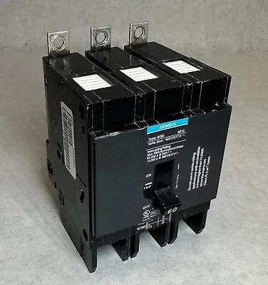 Buy Siemens BQD360 Circuit Breaker, 60A, 480Y/277 Vac, Type BQD, 3-Pole • 79.99$