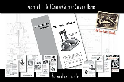 Buy Rockwell 1  Belt Sander/Grinder Owners Manual • 10.99$