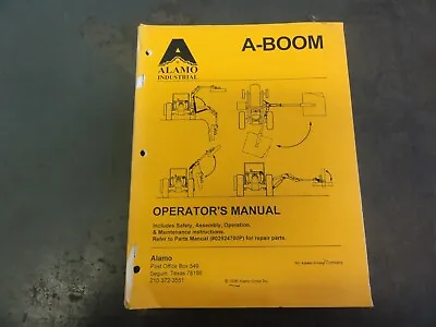 Buy Alamo A-Boom Mower Operator's Manual    02924700M • 20$