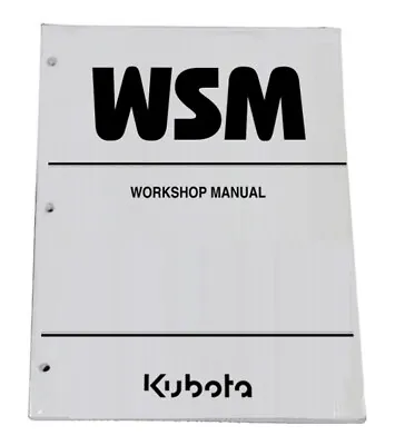 Buy Kubota KX61-3, KX71-3 Excavator Workshop Service Manual Shop Repair Book • 84.50$