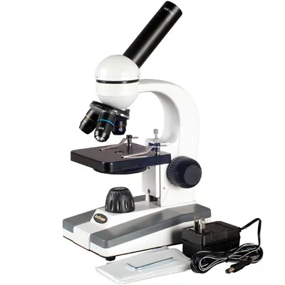 Buy AmScope 40X-800X Compound LED Microscope Portable Multi-USE / Student • 92.99$