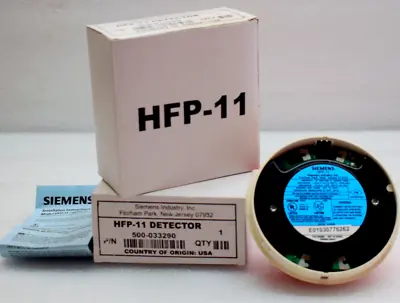 Buy NEW ORIGINAL SIEMENS HFP-11 FIRE ALARM SMOKE DETECTOR ||Free & Fast Shipping || • 49.99$