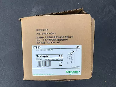 Buy Schneider Electric 47893 Spring Charging Motor 100-130 Vac (Square D - Used) • 299$