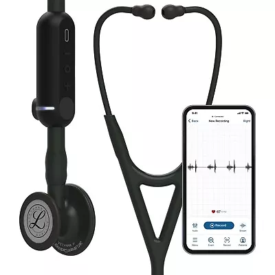 Buy 3M™ Littmann® CORE Digital Stethoscope, Black Chestpiece, Tube, Stem And Headset • 339$