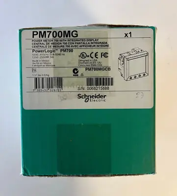 Buy Schneider Electric - Power Meter 700 With Integrated Display - PM700MG • 725.88$