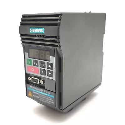 Buy Siemens 6SE3212-0DA40 MICROMASTER Vector AC Drive VFD, 0-650Hz, 380/500VAC, 1HP • 2,850$