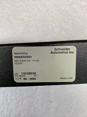 Buy Modicon Schneider Automation Modbus Plus MB+ Super Tap 990 NAD 99023021 • 44$