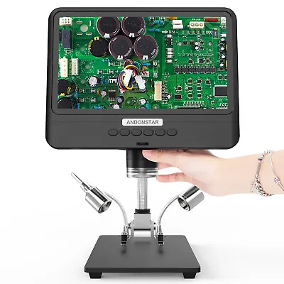 Buy Andonstar AD208S 8.5 Inch LCD Display Screen 5X-1200X Digital Microscope H8B6 • 114.99$